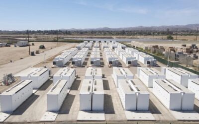 A 100MW/400MWh BESS project featuring Tesla Megapacks in California, US. Image: Arevon Asset Management