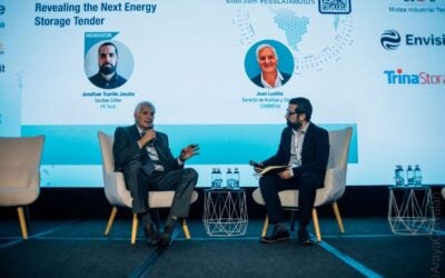 Argentina first tender was aimed to solve peak shaving issues Juan Luchilo, left, spoke at Energy Storage Latin America about Argentina's first standalone BESS tender