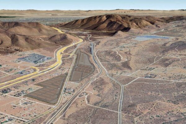 Rendering of the Prairie Song Reliability Project's layout from Aypa Power's CEC application. Image: Aypa Power / CEC