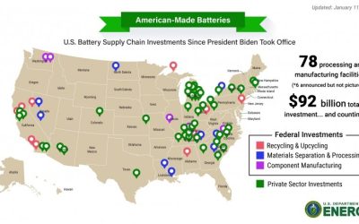 US battery supply chain investments ICL LFP cathode plant department of energy