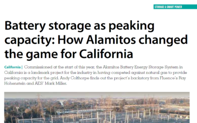 Battery storage as peaking capacity How Alamitos changed the game for California
