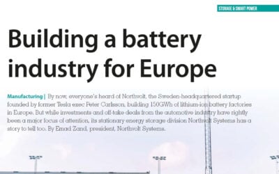 Building a battery industry for Europe