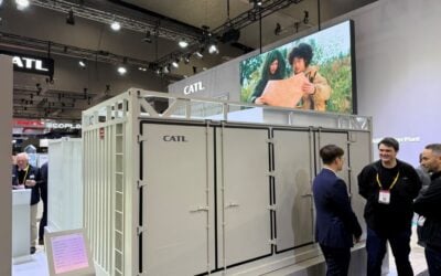 CATL's Tener+ BESS system at All-Energy Australia 2026. image: CATL.
