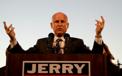 Jerry Brown Oakland rally