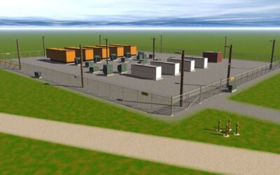 Rendering of the project at Camp Lejeune, North Carolina, US, issued as the contract was awarded to Duke Energy in 2022. Image: Duke Energy
