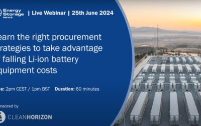 Clean Horizon BESS procurement webinar landing page jun24