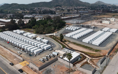 The project in California which uses Tesla Megapacks. Image: Tesla Megapack via X.