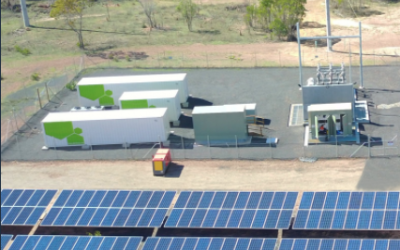 A solar-plus-storage project supported previously by ARENA funding. Image: Conergy.