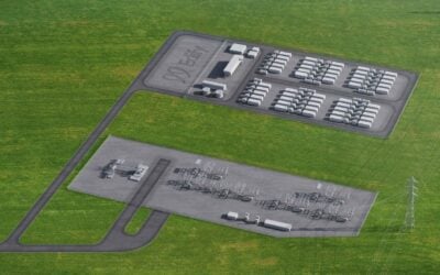 Artist rendering of Edify's Koorangie ESS. Image: Edify Energy.