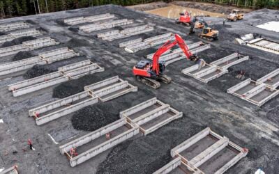 Construction image of the 300MWh AKKU One project.