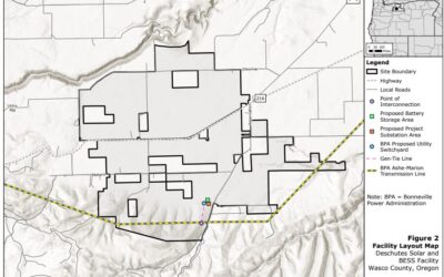 Project plan drawing as included in BrightNight's NOI submission. Image: BrightNight / EFSC