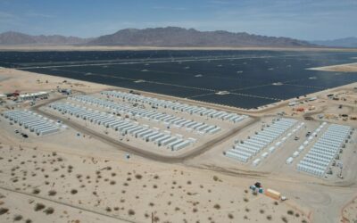 The Desert Sunlight Battery Energy Storage System. Image: NextEra.