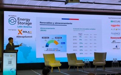 Diego Pardow, Chile's energy minister gave an opening remark at Energy Storage Latin America 2025