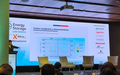 Chile's Energy Minister Diego Pardow gave the opening address on the second day of Energy Storage Summit Latin America 2025 in Santiago, Chile, in September. Image: Jonathan Touriño Jacobo for Energy-storage.news