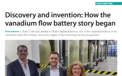 Discovery and invention-How the vanadium flow battery story began