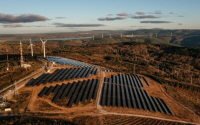 EDP Renewables, which owns this hybrid solar-wind project in Portugal, appears to be one of the most active in the Greek energy storage market. Image: EDP Renewables.