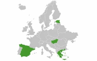 Only the four highlighted Member States: Spain, Greece, Hungary and Latvia, had included quantified 2030 energy storage targets in their NECPs. Image: Solar Media - AI generated image.
