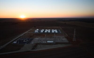 Battery storage with grid-forming inverters, like the 370MWh Koorangie BESS in Australia (pictured), has been identified as one trend for 2026. Image: Edify Energy.