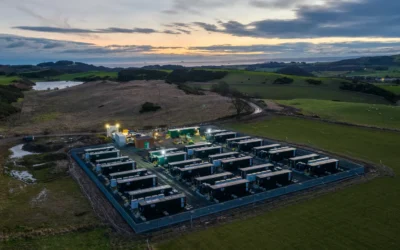 An existing 50MW Eelpower BESS project in Scotland, UK. Image: Eelpower.