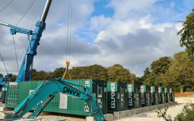 A UK battery project from developer Eelpower, with which SUSI Partners has a JV. Image: Eelpower.