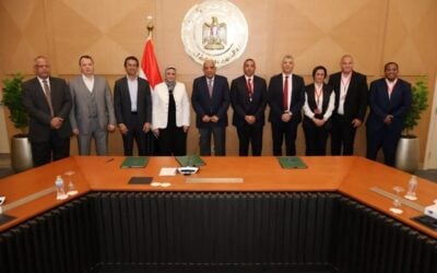 Hassan Allam Utilities Energy Platform and Infinity Power announced the signing of the PPA (pictured) last week. Image: Hassan Allam Utilities Energy Platform
