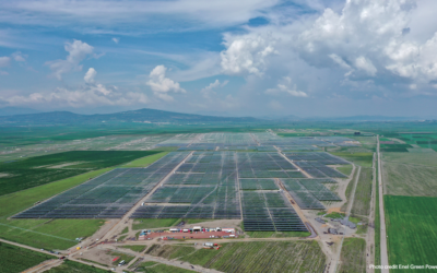 220MW solar PV plant  in Tlaxcala, Mexico, completed in 2019. Image: Enel Green Power