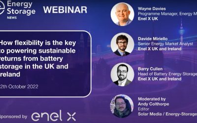 Enel X webinar landing page