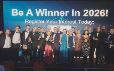 Happy faces at the end of the night at last year's ceremony in London. Image: Solar Media.