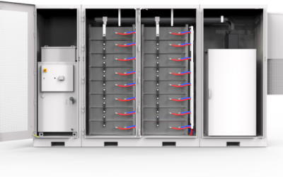 Commercial and industrial battery storage enclosure. Image: nVent.
