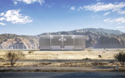 Rendering of Energy Vault EVx energy storage system concept. Image: Energy Vault.