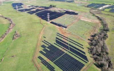 An Enfinity Global solar PV plant in Lazio, Italy, pictured during construction. Image: Enfinity Global