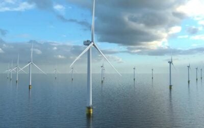 Rendering of Empire Wind 1, on which a temporary halt work order was lifted earlier this month. Integrating resources such as offshore wind are among the drivers of energy storage deployment in New York. Image: Equinor.