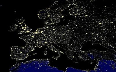 Keeping the lights on while decarbonising will require far more energy storage than the EU market is set up to facilitate, the EC said. Image: NASA.