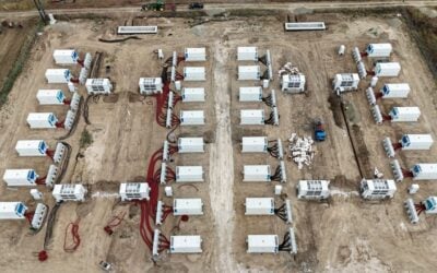 The project under construction last year. Image: Faria Renewables.