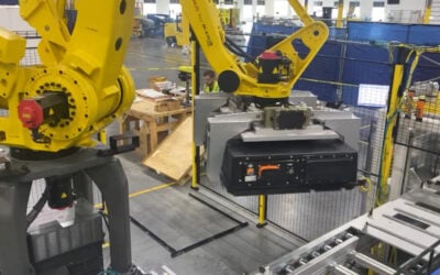 Fluence began producing its own battery modules from its factory in Utah (pictured) last year. Image: Fluence.