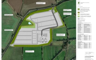 A site layout of Innova Energy's Forest Road BESS, one of those approved during the month. Image: Innova.