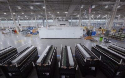 Inside Form 1, Form Energy's first factory, in West Virginia, US. Image: Form Energy