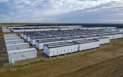 Slate, a large-scale solar-plus-storage project in California developed and sold to Goldman Sachs Renewable Power by Canadian Solar subsidiary Recurrent Energy. Image: Goldman Sachs Renewable Power.
