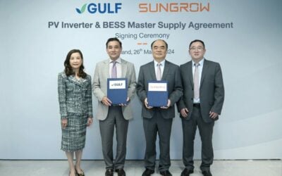 The Sungrow-GULF MSA covers a seven-year period and includes string inverters as well as BESS solutions. Image: GULF