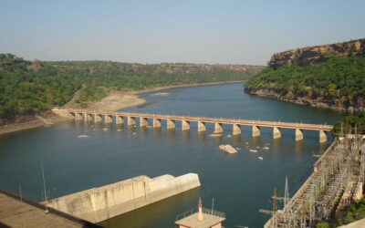 An existing hydroelectric dam at Gandhi Sagar reservoir in Madhya Pradesh, which will be host to one of Greenko's PHES projects. Image: wikimedia user LRBurdak