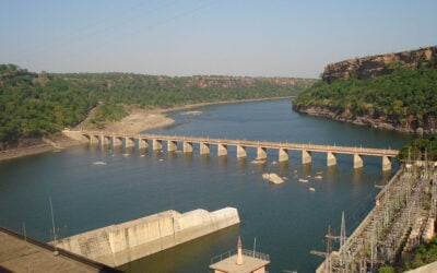 An existing hydroelectric dam at Gandhi Sagar reservoir in Madhya Pradesh, which will be host to one of Greenko's PHES projects. Image: wikimedia user LRBurdak