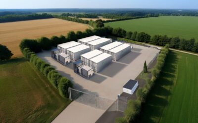 A render of a Germany BESS project from Green Flexibility