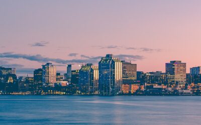 Halifax Harbour in Nova Scotia, Canada. Coal represented 51% of total electricity generation in the province in 2019. Image: Flickr user Tony Webster.