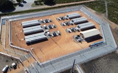 Hex BESS, a 20MW, 5-hour (100MWh) project which went online in 2023, was the first to be contracted with Eskom through a national procurement programme. Image: Eskom.