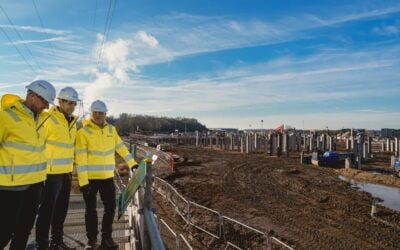 "Storing renewable energy power so it's there when people need it will be essential for Greater Manchester in the years ahead," Greater Manchester mayor Andy Burnham said at the ceremony. Image: Highview.