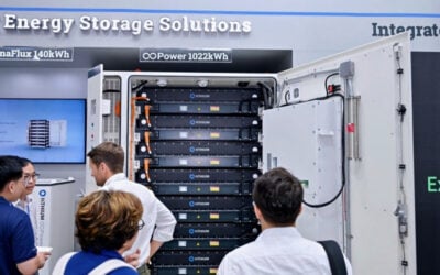 Hithium's C&I solution on show at the Smarter E Europe trade show last month. Image: Hithium.