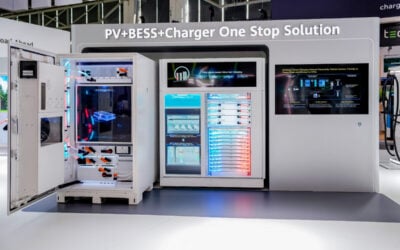 Huawei's new DC ESS+Charger Solution delivers high capacity even with limited grid power. Image: Huawei.