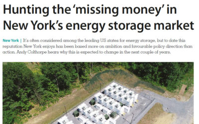 Hunting the ‘missing money’ in New York’s energy storage market
