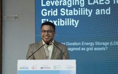 IESA president Debmalya Sen speaks at a recent industry conference. Image: Debmalya Sen via LinkedIn