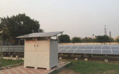 A Delectrick BESS co-located with a solar PV power plant. Image: Delectrick Systems.